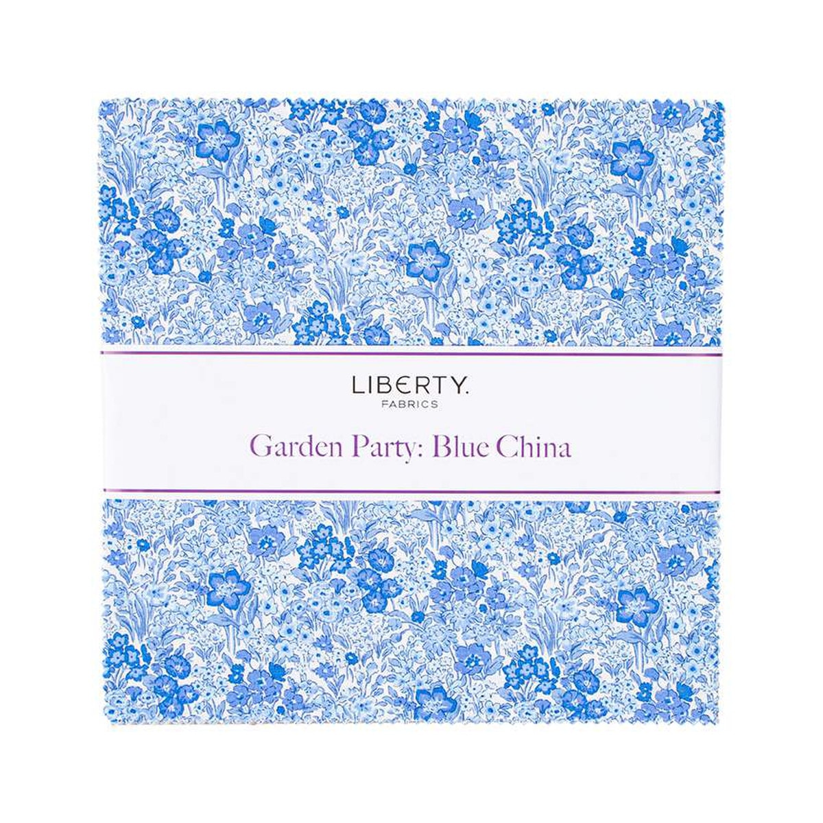 Garden Party 10" Stacker | Liberty Fabrics | 42 PCs - Blue China