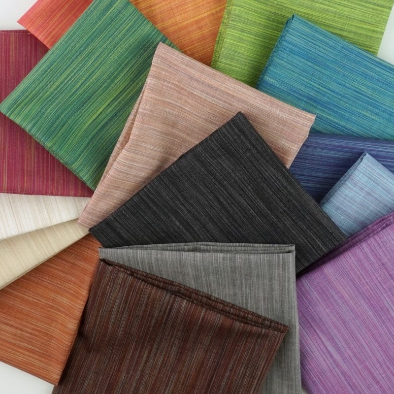 Space Dye Woven by Figo Fabrics 16 Pc Half Yard Bundle 
