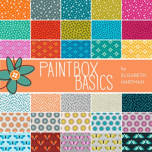 Paintbox Basics Fat Quarter Bundle by Elizabeth Hartman