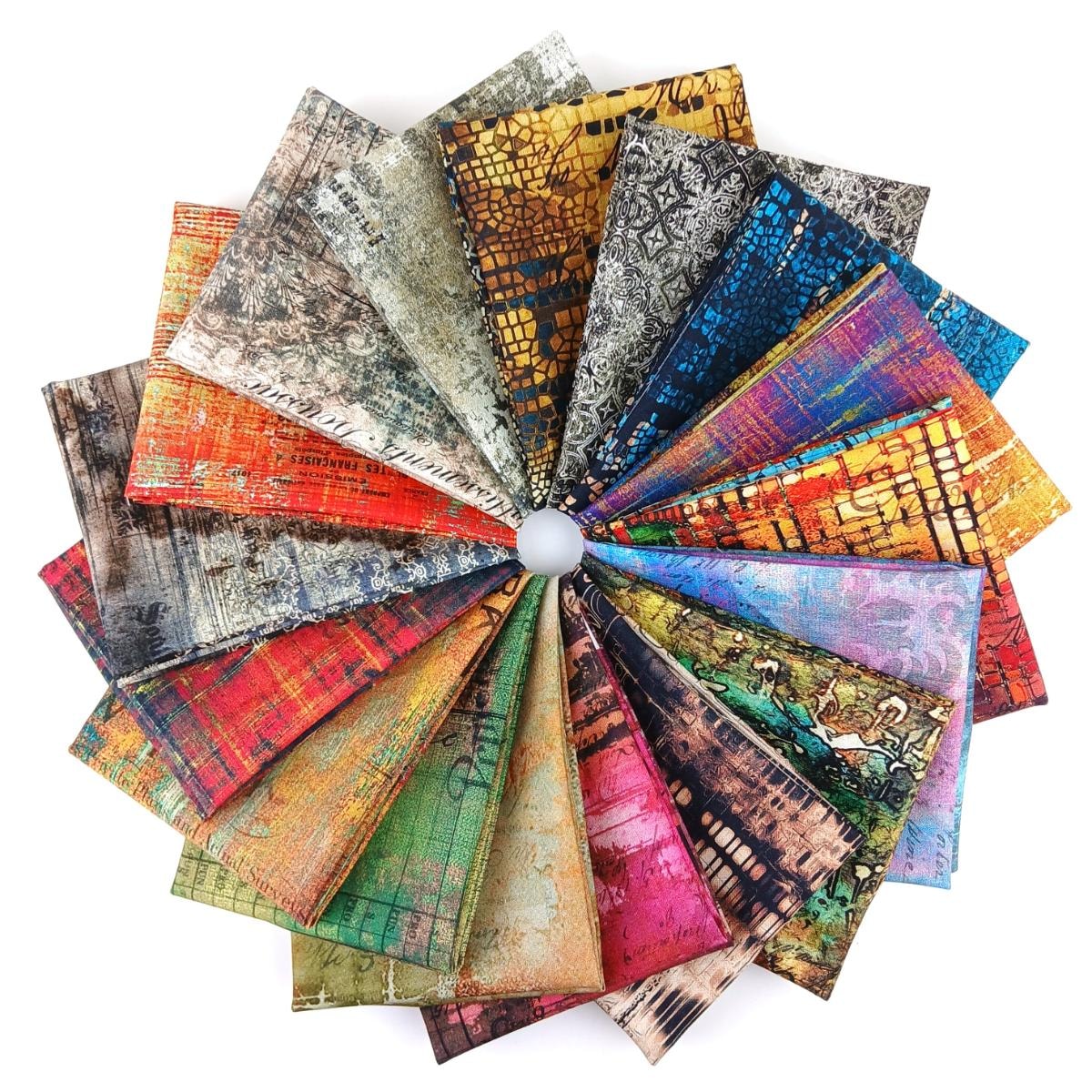 Abandoned Fat Quarter Bundle | Tim Holtz - 17 FQs