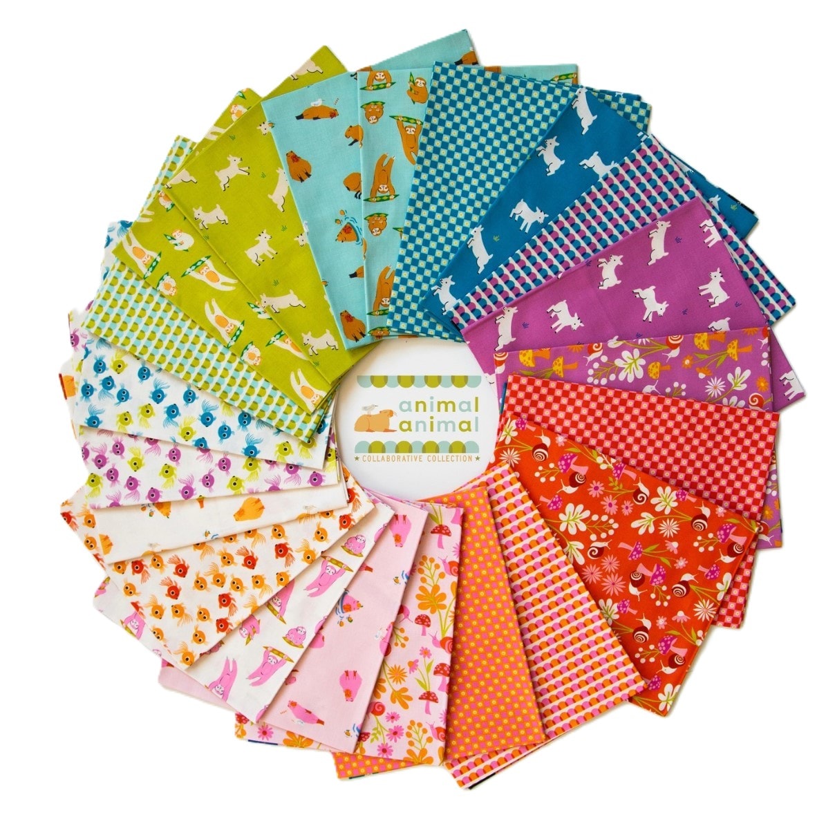 Animal Animal Fat Quarter Bundle | RSS Collaboration | 21 FQs