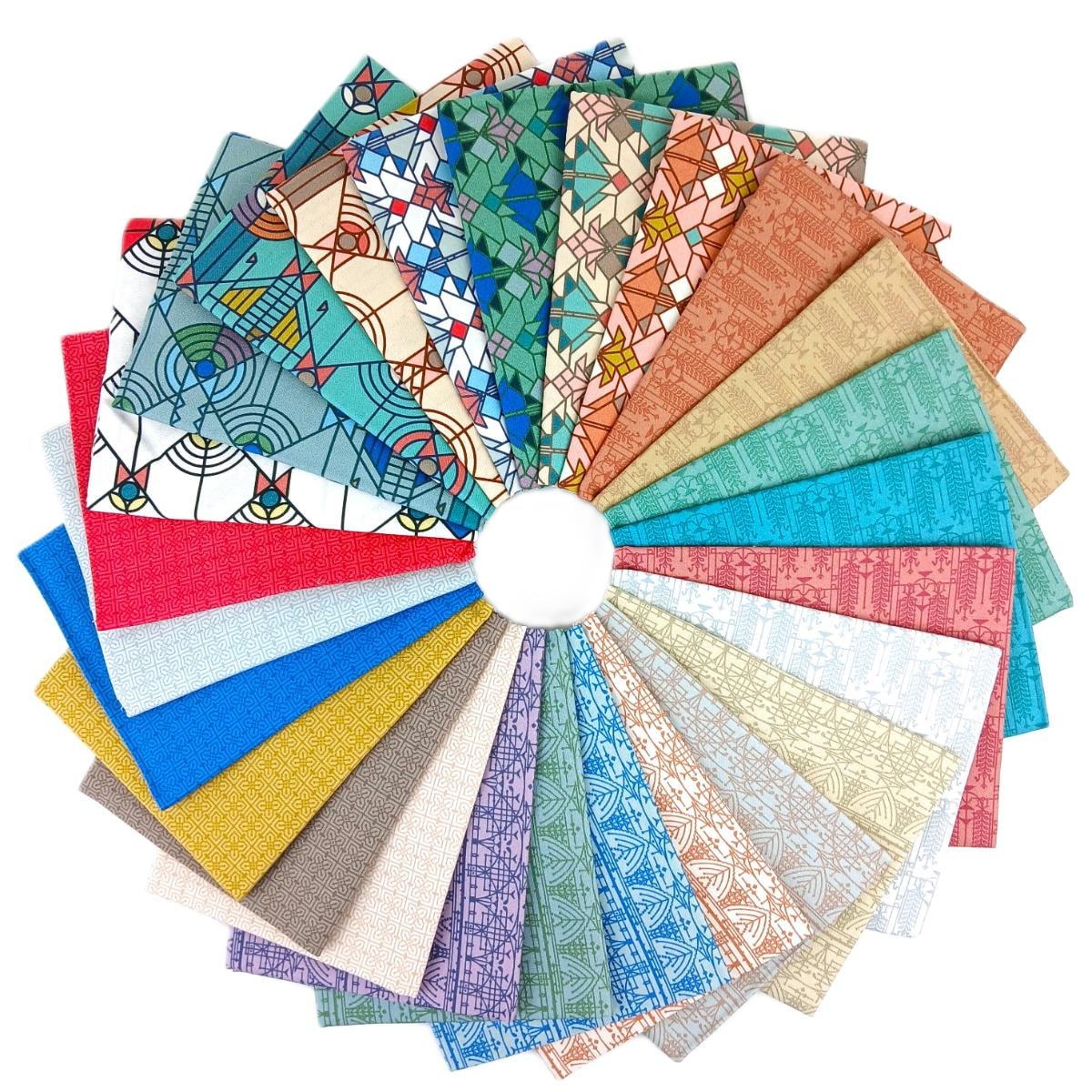 April Showers Fat Quarter Bundle | Frank Lloyd Wright | 26 FQs