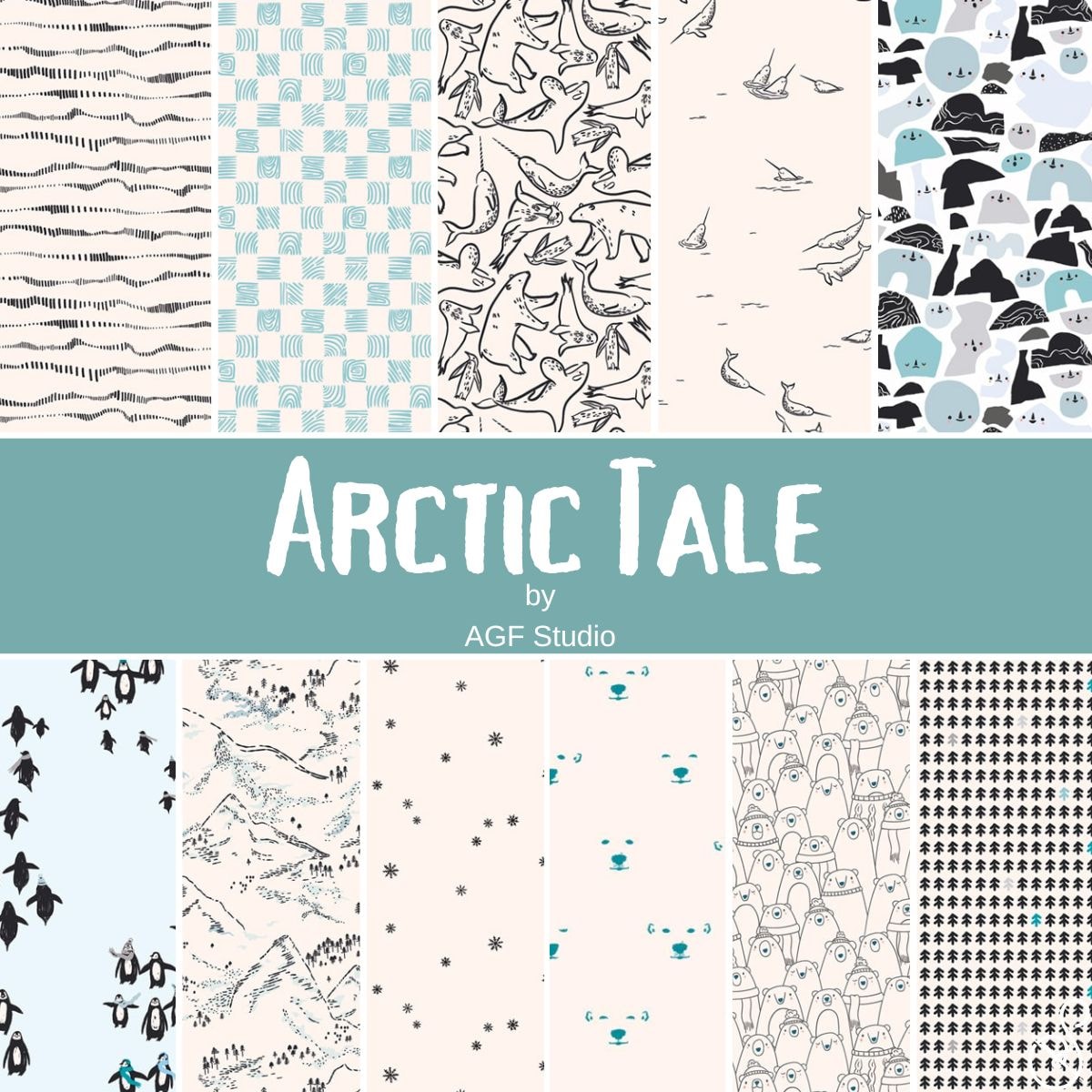 Arctic Tale Fat Quarter Bundle | AGF Studio | 11 FQs