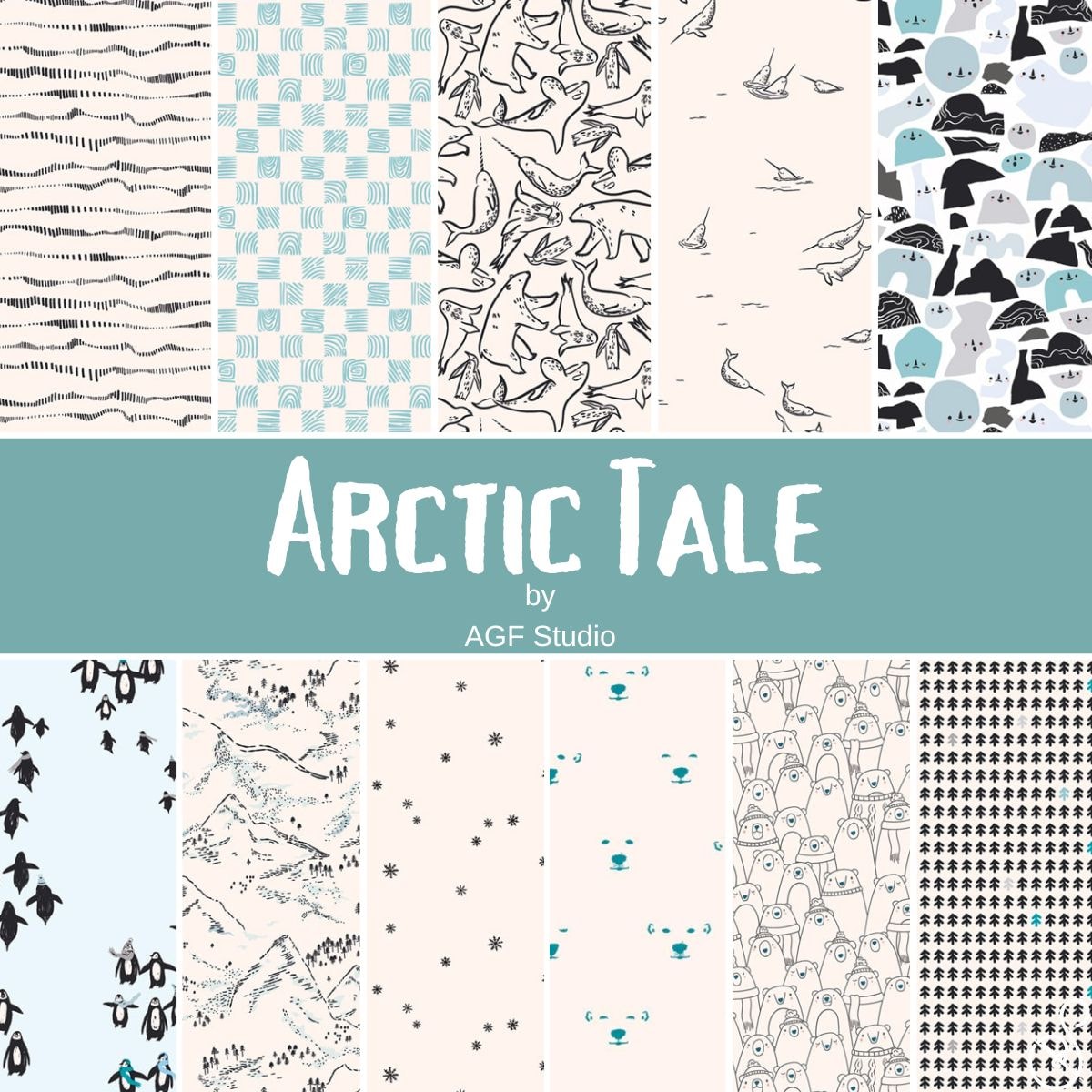 Arctic Tale Half Yard Bundle | AGF Studio | 11 SKUs