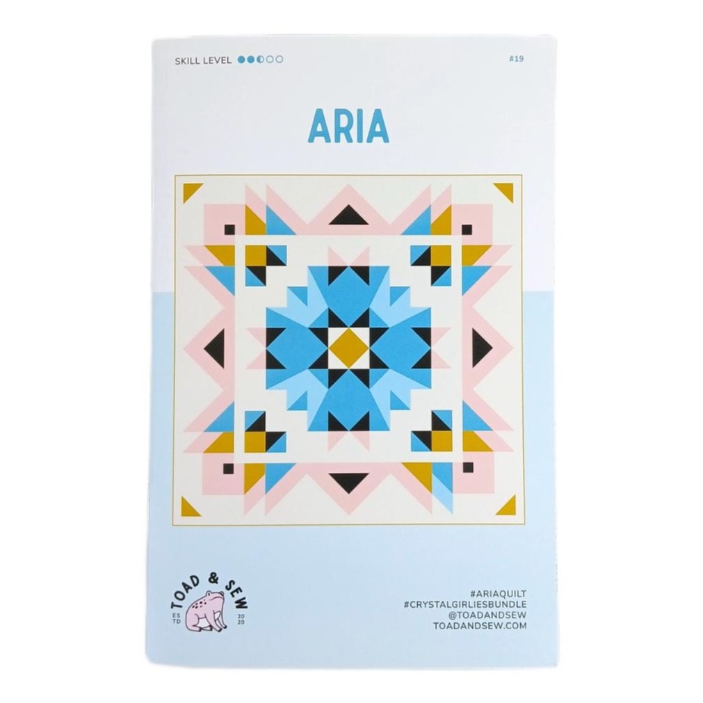 Aria Quilt Pattern | Toad & Sew