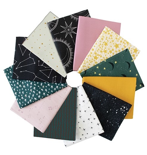 Art Gallery Bundle Up Fat Quarter Bundle | 12 FQs - Stardust