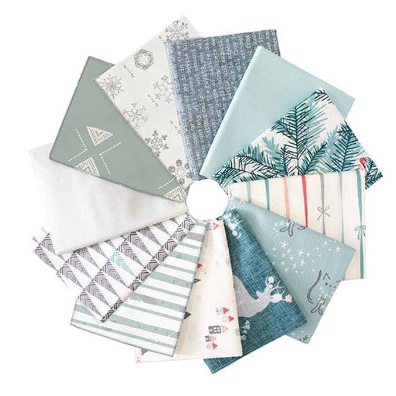 Art Gallery Bundle Up Fat Quarter Bundle | 12 FQs - Winterland