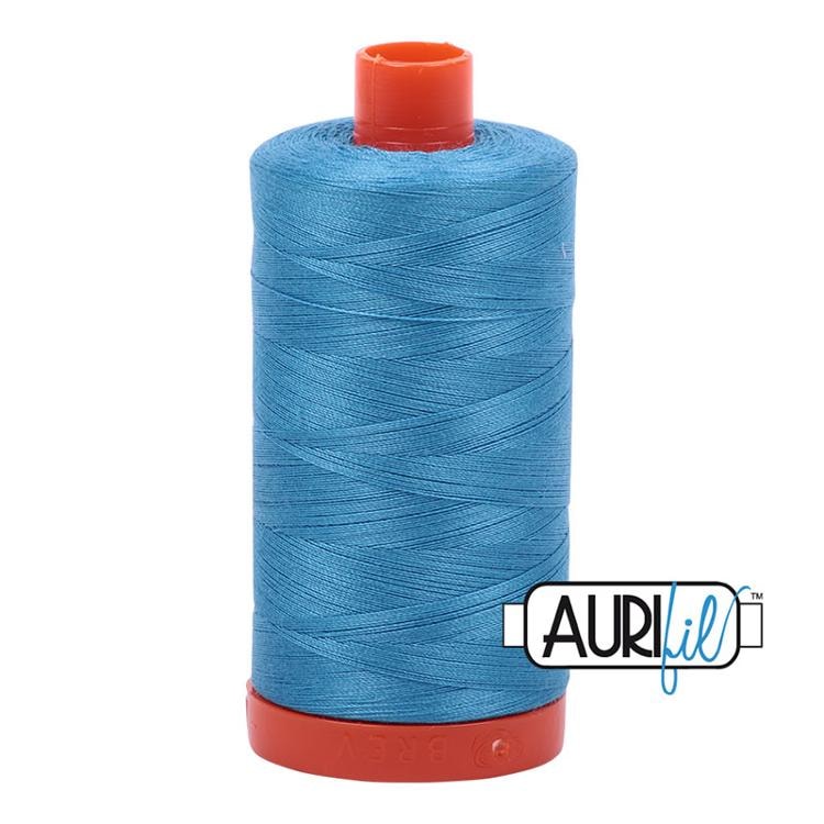 Aurifil 50wt Thread | 1422 Yards - Bright Teal 1320