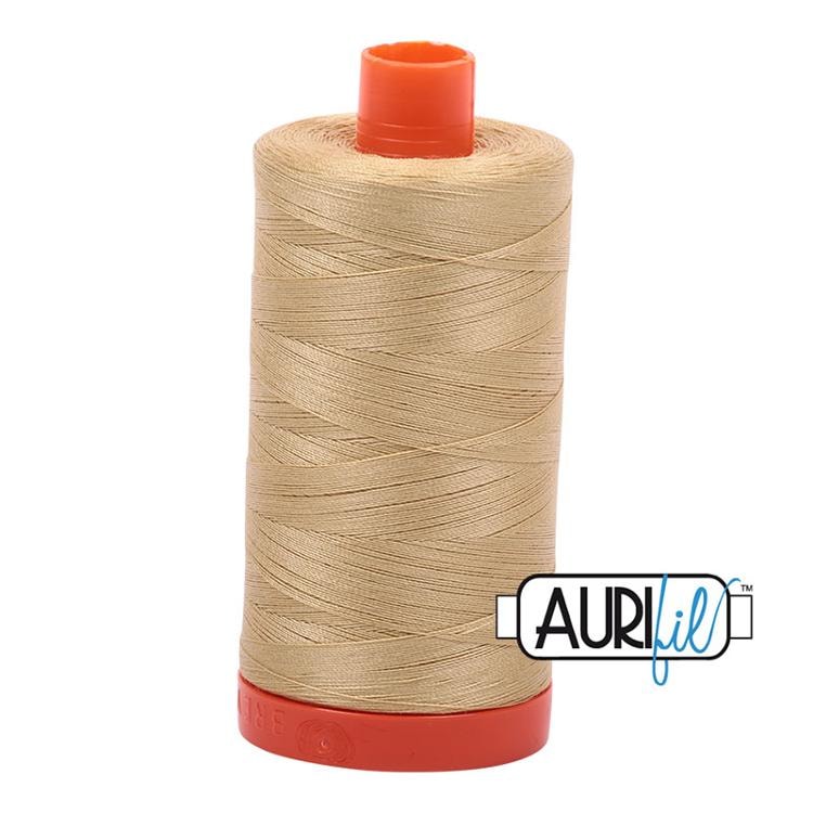 Aurifil 50wt Thread | 1422 Yards - Very Lt Brass 2915