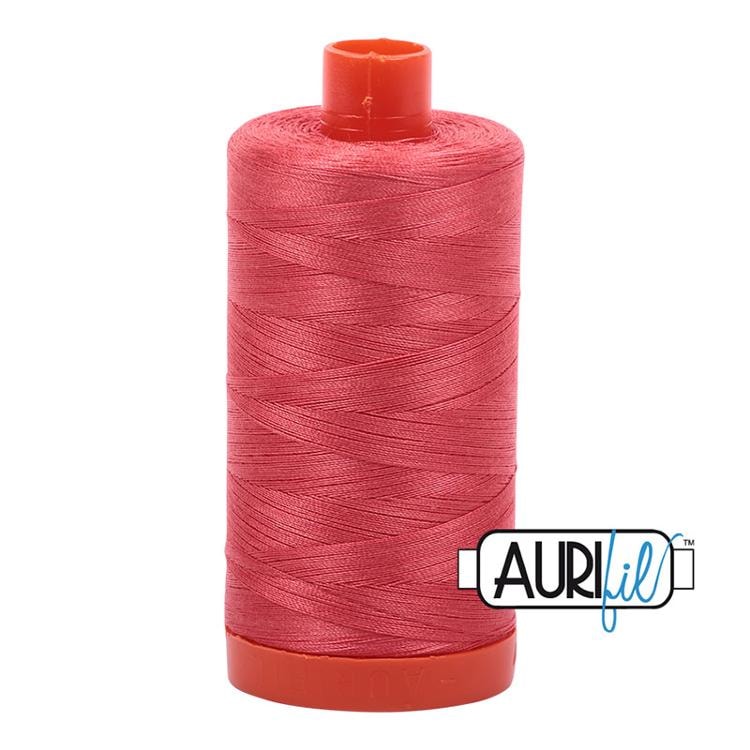 Aurifil 50wt Thread | 1422 Yards - Med Red 5002