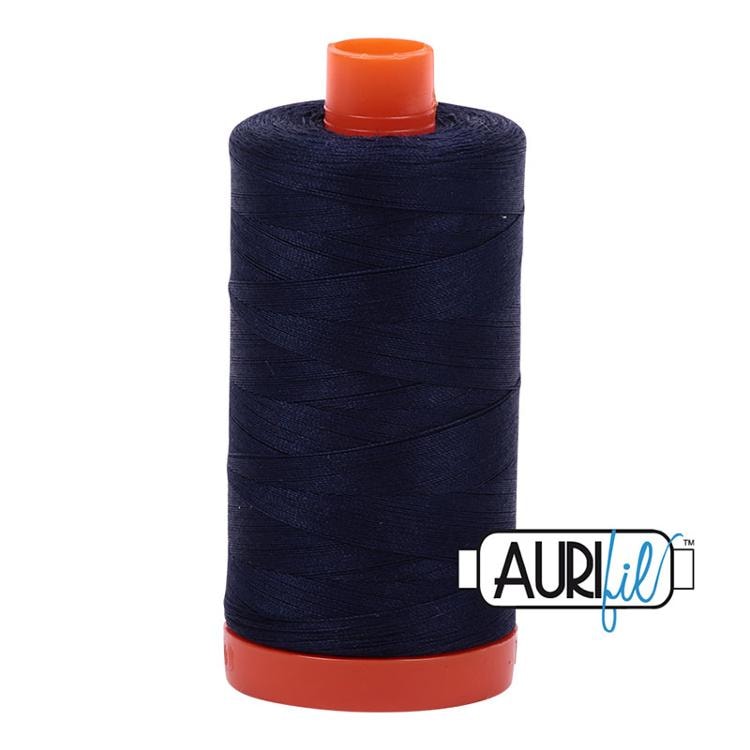 Aurifil 50wt Thread | 1422 Yards - Very Dark Navy 2785