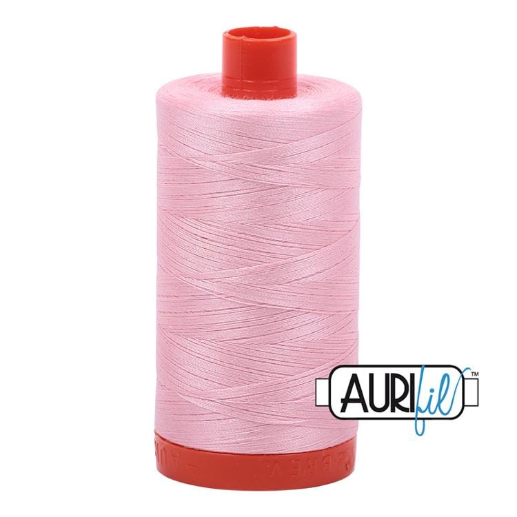 Aurifil 50wt Thread | 1422 Yards - Baby Pink 2423