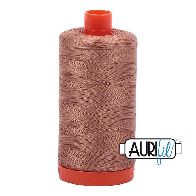 Aurifil 50wt Thread | 1422 Yards - Cafe Au Lait 2340