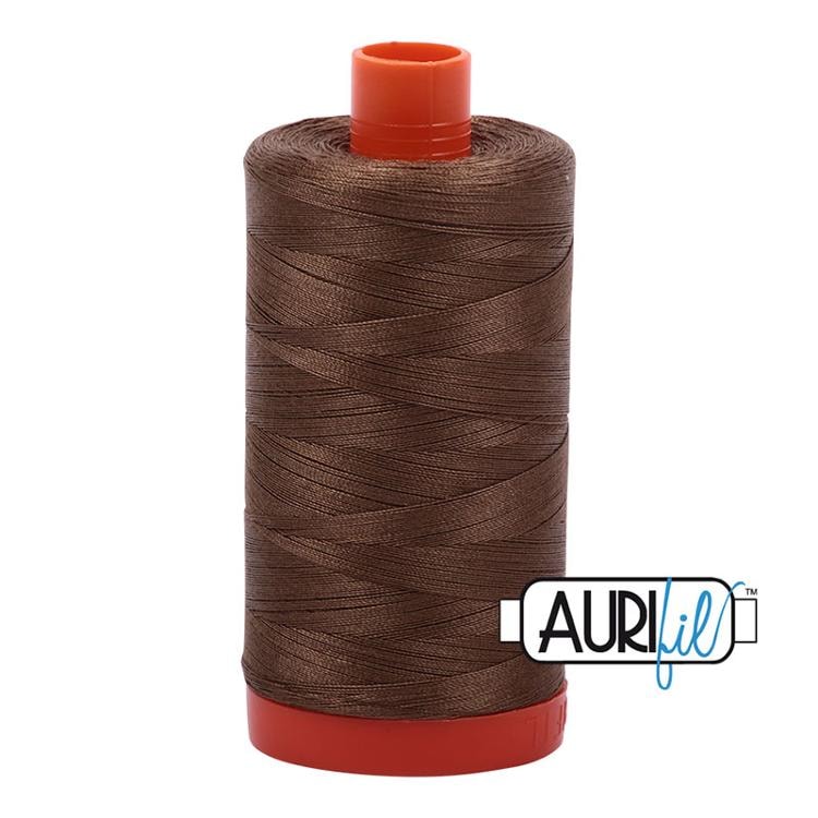 Aurifil 50wt Thread | 1422 Yards - Dk Sandstone 1318