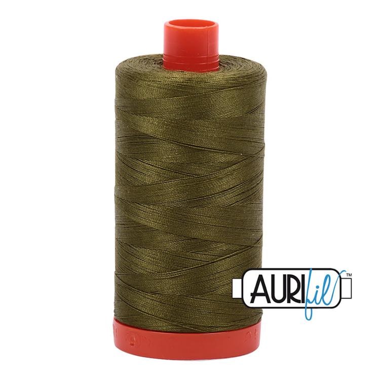 Aurifil 50wt Thread | 1422 Yards - Very Dark Olive 2887