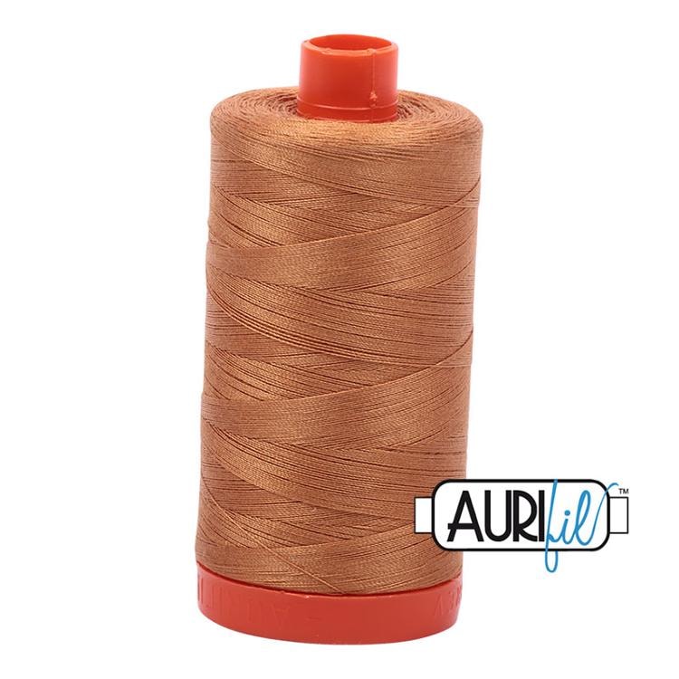 Aurifil 50wt Thread | 1422 Yards - Golden Toast 2930