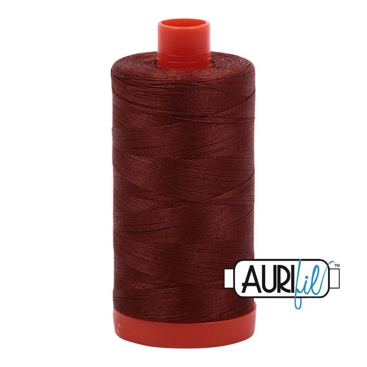 Aurifil 50wt Thread | 1422 Yards - Copper Brown 4012