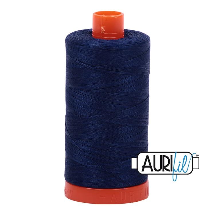 Aurifil 50wt Thread | 1422 Yards - Dark Navy 2784