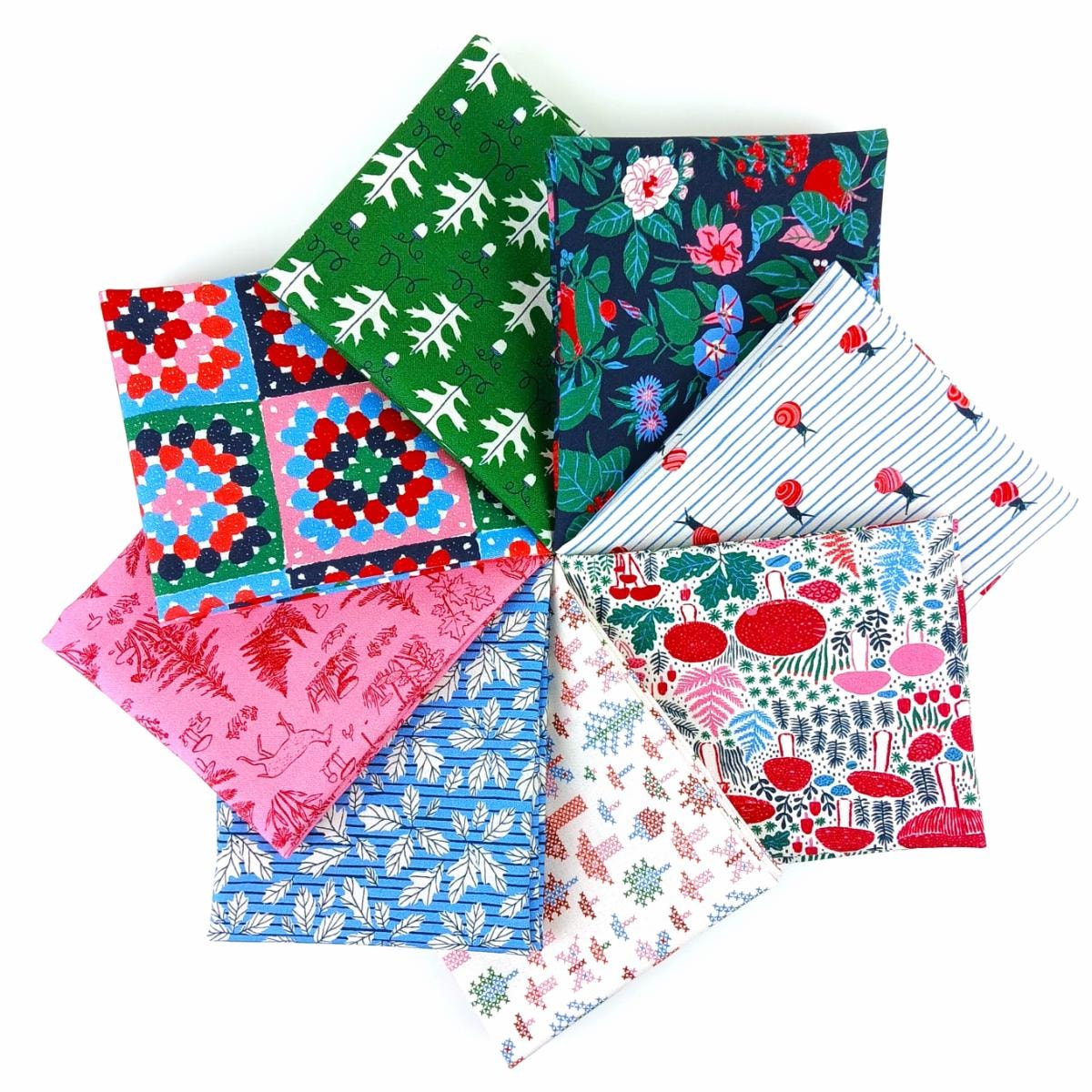 Autumn Walk Fat Quarter Bundle | Emily Taylor | 8 FQs