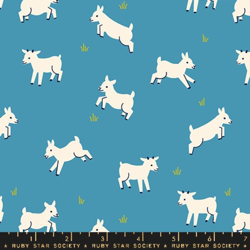 Baby Goats - Vintage Blue