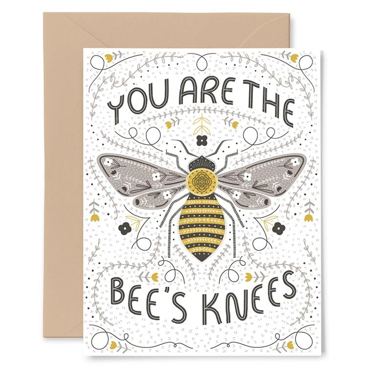 Bee Garden Note Card | Gingiber - Bees Knees