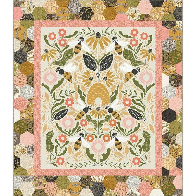 Bee Garden Quilt Kit | Gingiber