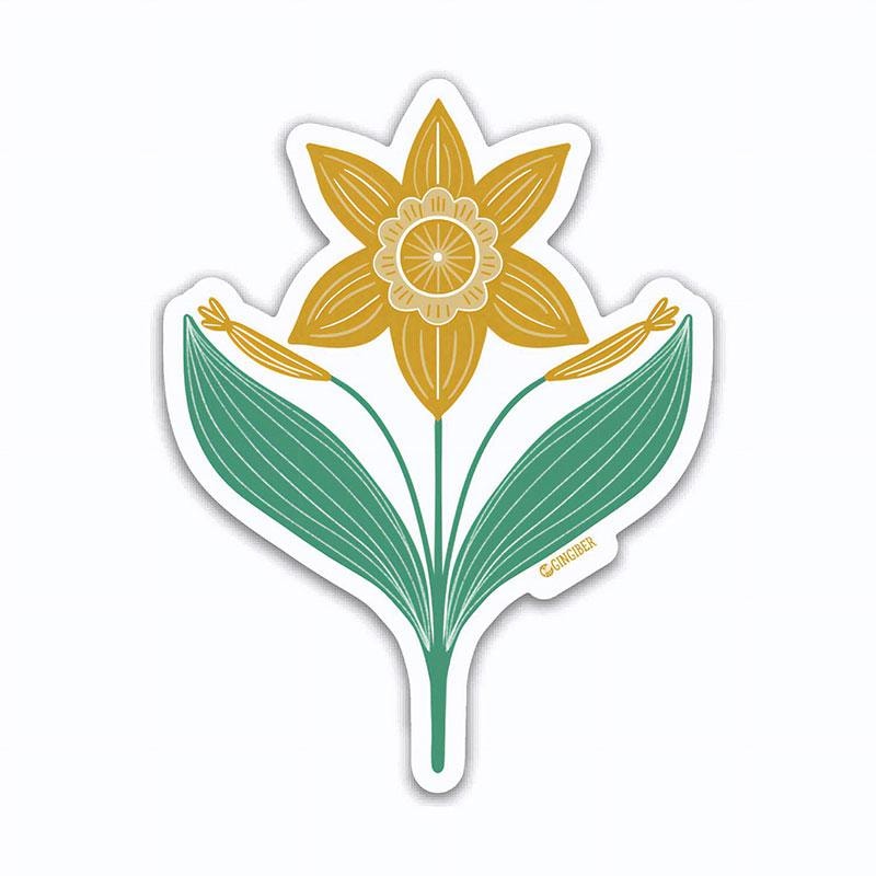 Bee Garden Sticker | Gingiber - Daffodil