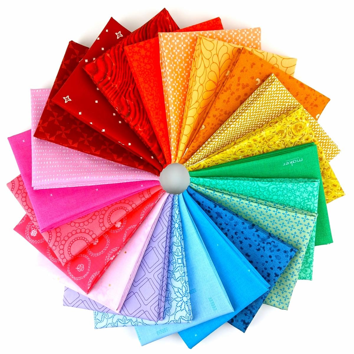 Blender Rainbow Fat Quarter Bundle | 22 FQs