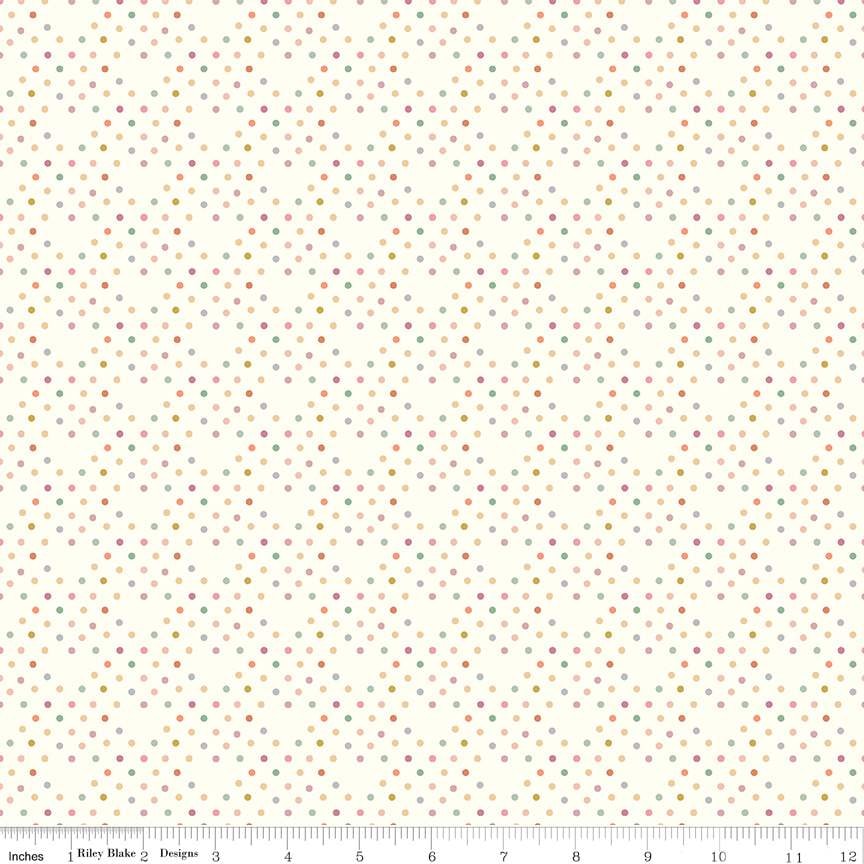 BloomBerry Dots - Cream