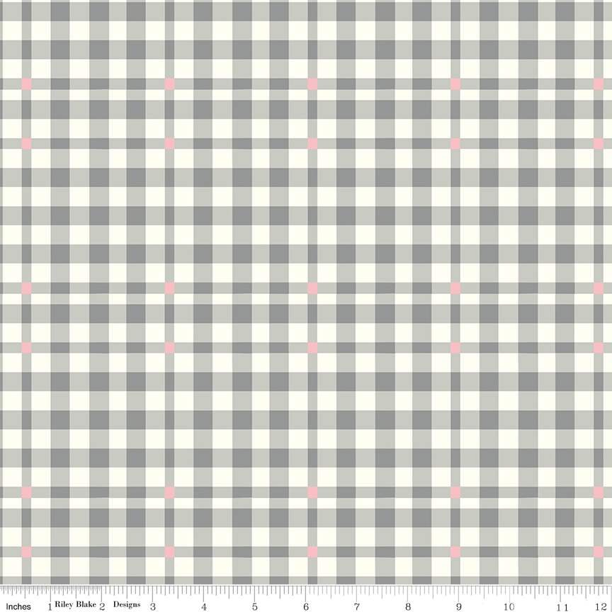 BloomBerry Plaid - Gray