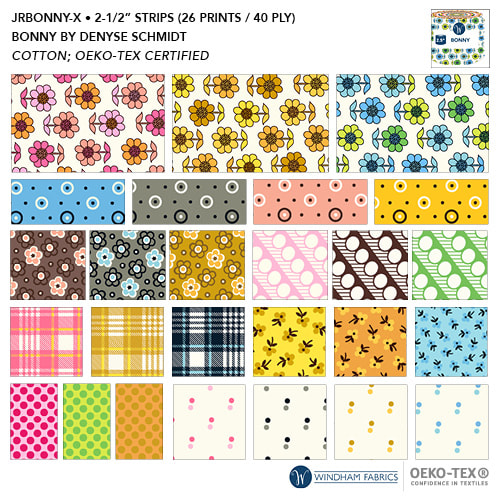 Bonny Jelly Roll | Denyse Schmidt | 40 PCs