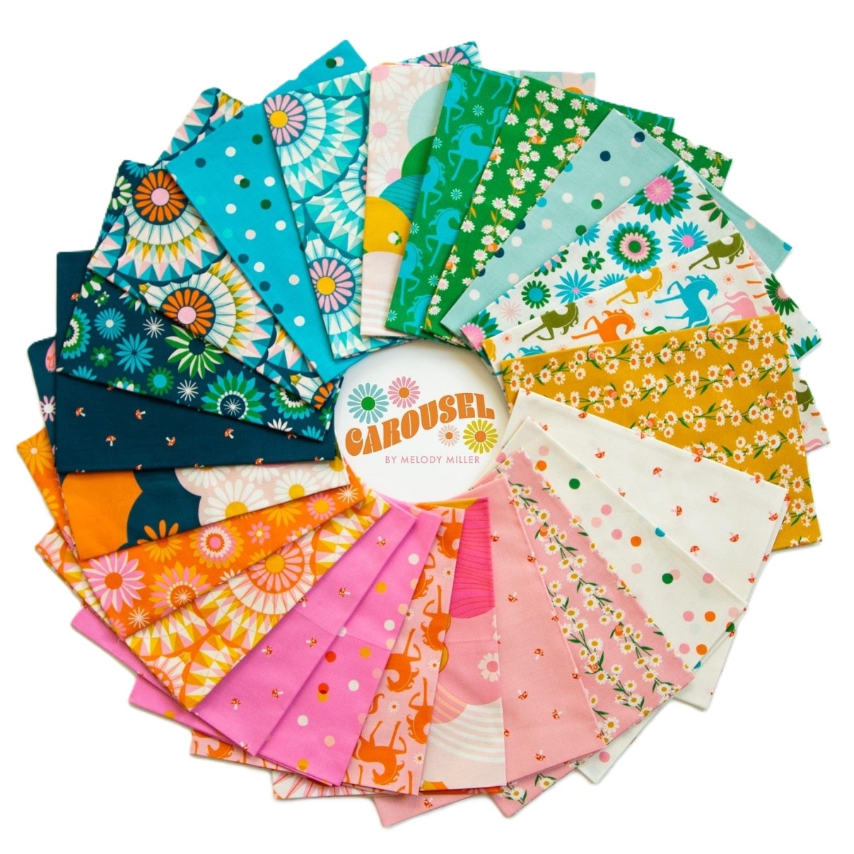 Carousel Fat Quarter Bundle | Melody Miller | 23 FQs