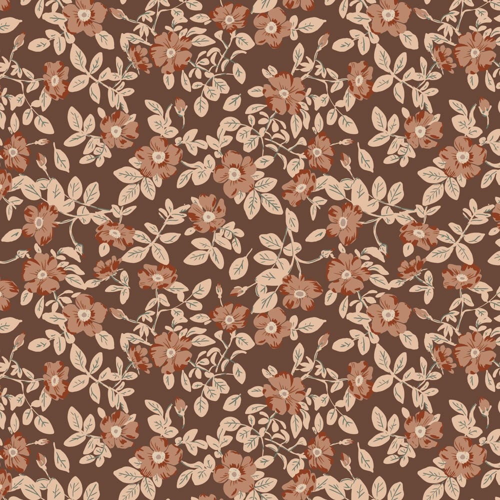 Charmwood Floral - Cocoa