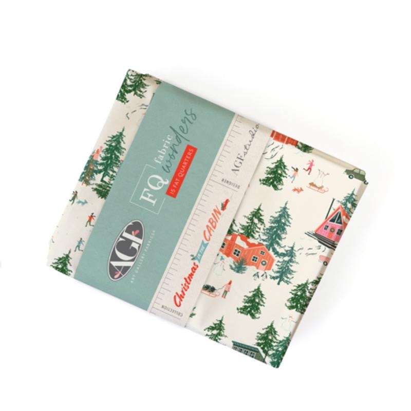 Christmas in the Cabin Fat Quarter Bundle | AGF Studio | 15 FQs