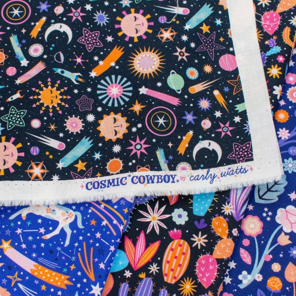 Cosmic Cowboy Fat Quarter Bundle | Carly Watts | 6 FQs