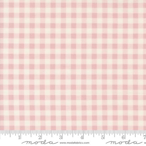 Cottage Cham Gingham - Fading Rose