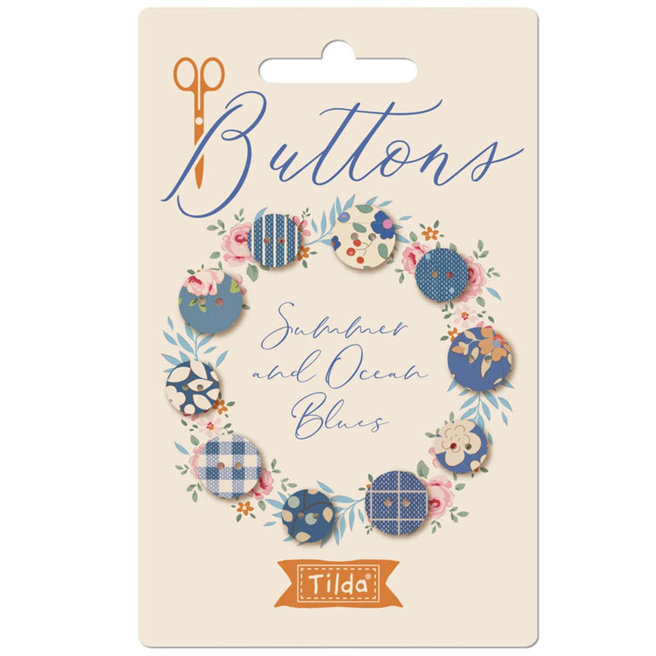 Creating Memories Buttons | Tilda Fabrics - Summer