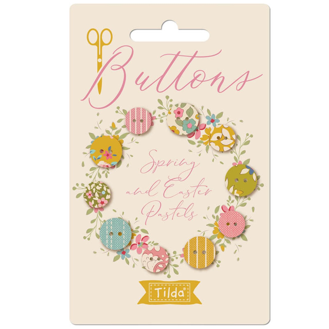 Creating Memories Buttons | Tilda Fabrics - Spring