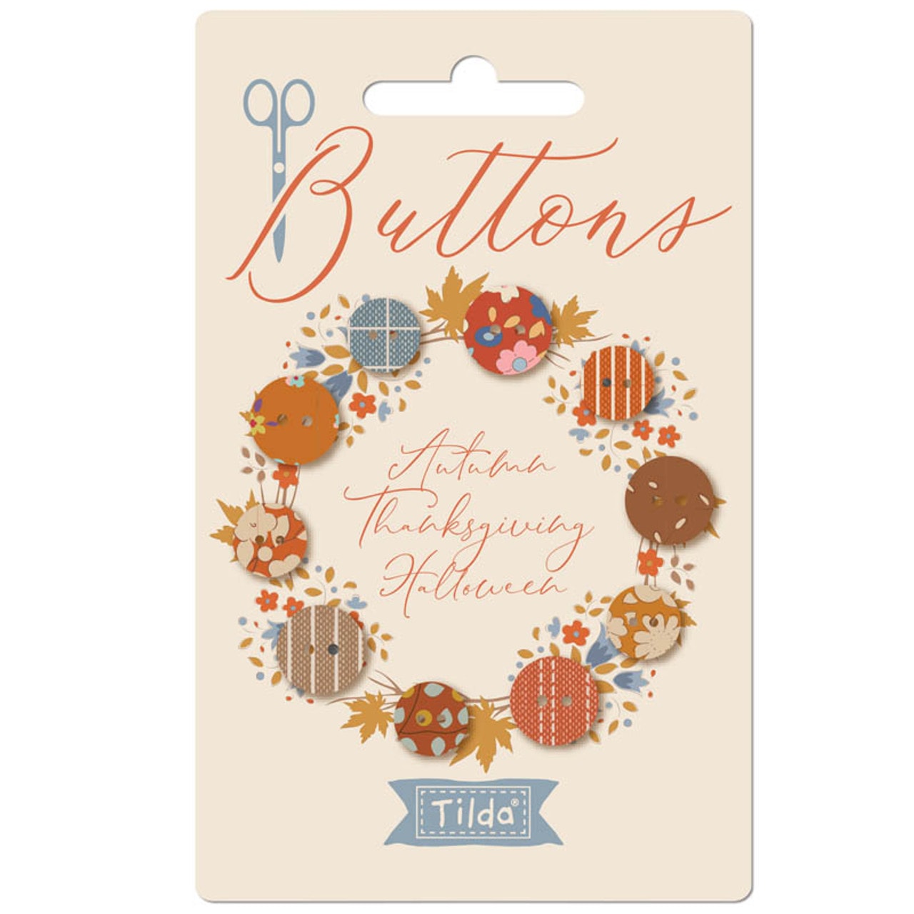 Creating Memories Buttons | Tilda Fabrics - Autumn