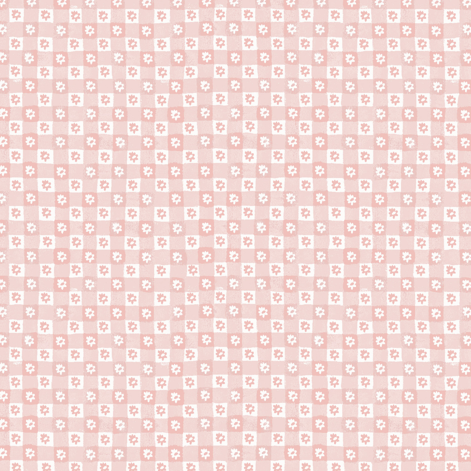 Daisy Gingham - Blush