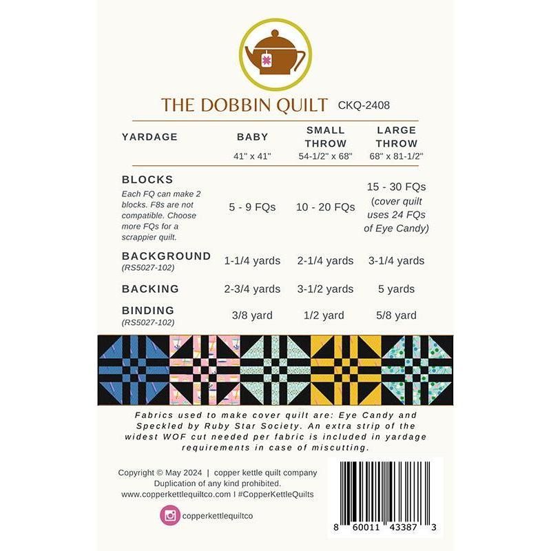 The Dobbin Quilt Pattern | Copper Kettle Quilt Company