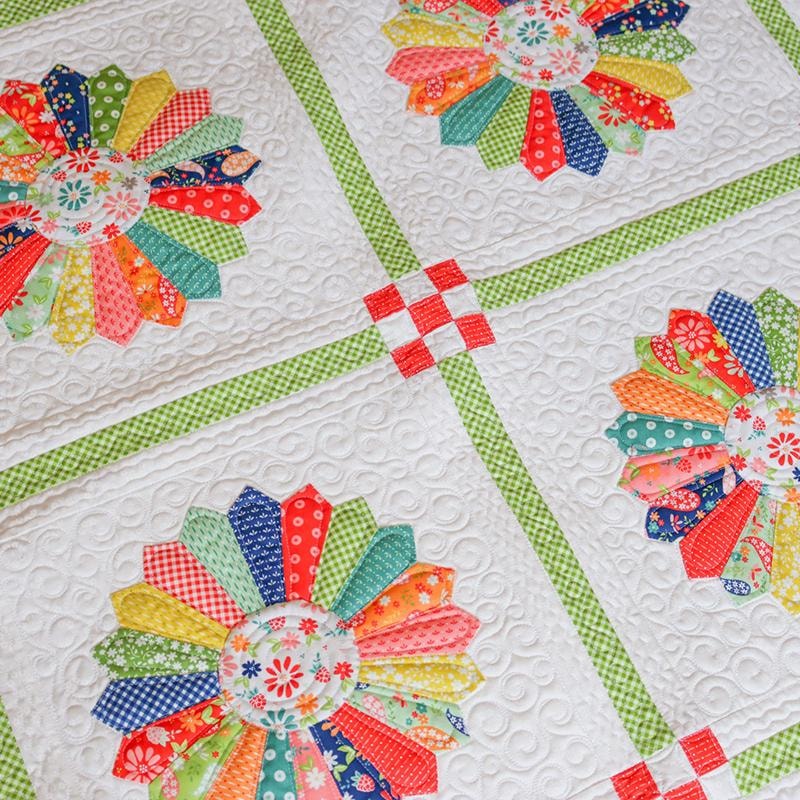 Dresden Wallhanging Quilt and Pillow Kit | Raspberry Summer | Sherri & Chelsi