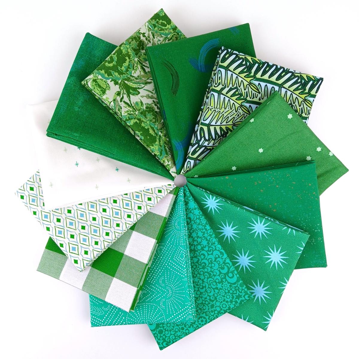 Color Play Easy Being Green Fat Quarter Bundle