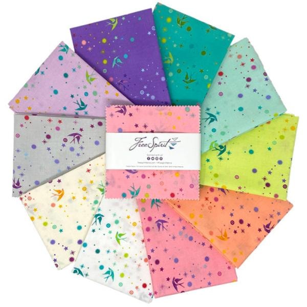 Fairy Dust 5" Charm Pack | Tula Pink | 42 PCs