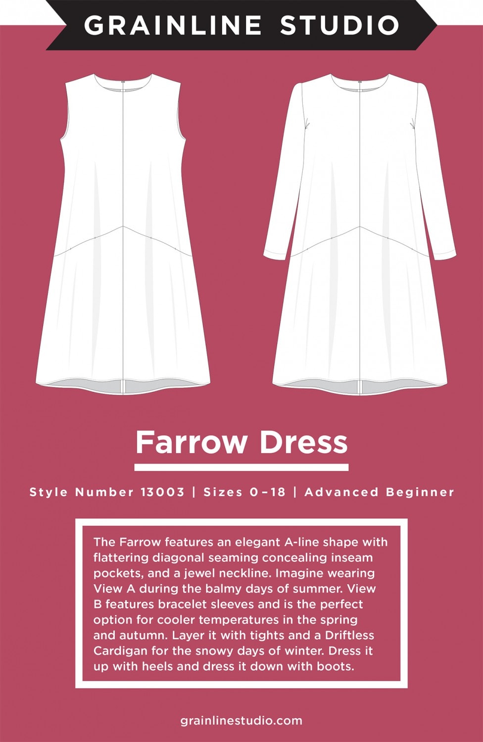 Farrow Dress | Grainline Studio