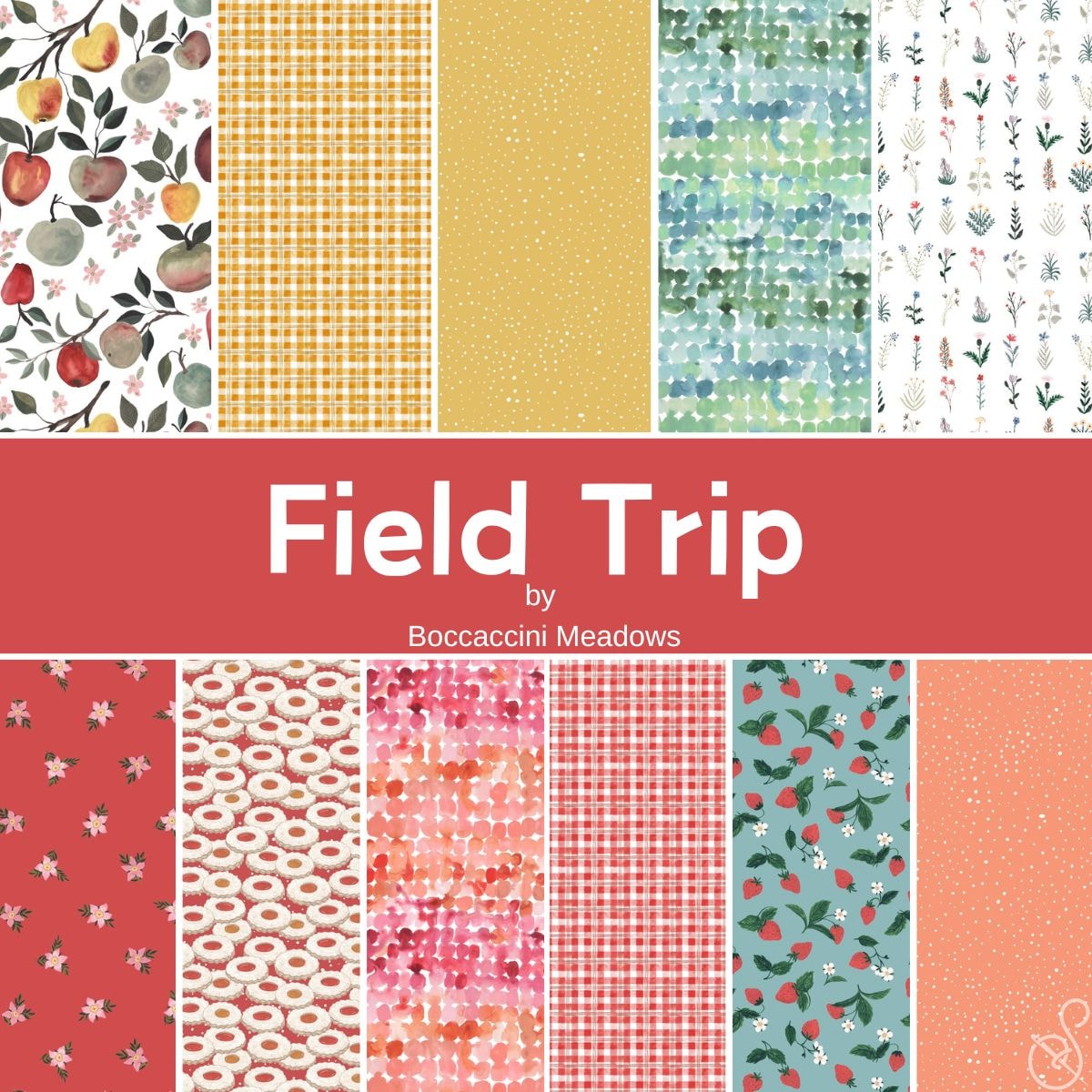 Field Trip Fat Quarter Bundle | Boccaccini Meadows | 11 FQs