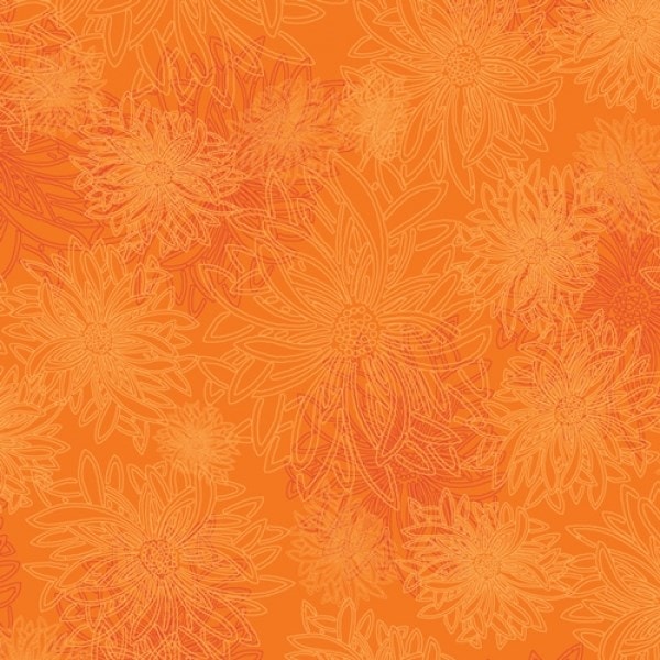 Floral Elements - Orangine