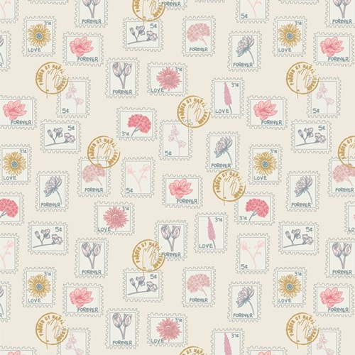 Floral Postage - Pearl