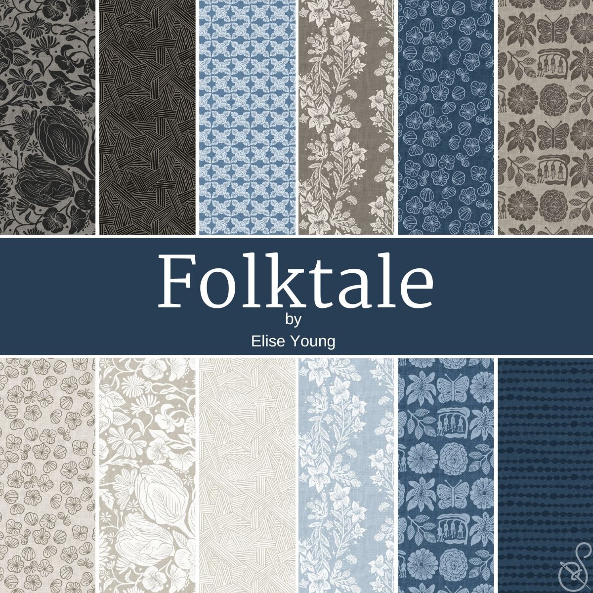 Folktale Fat Quarter Bundle | Elise Young | 12 FQs