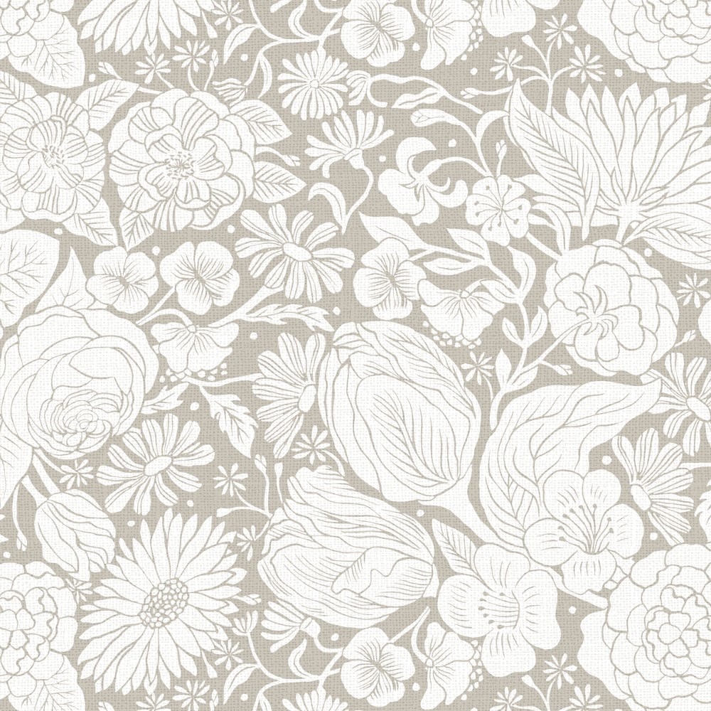 Folktale Floral - White